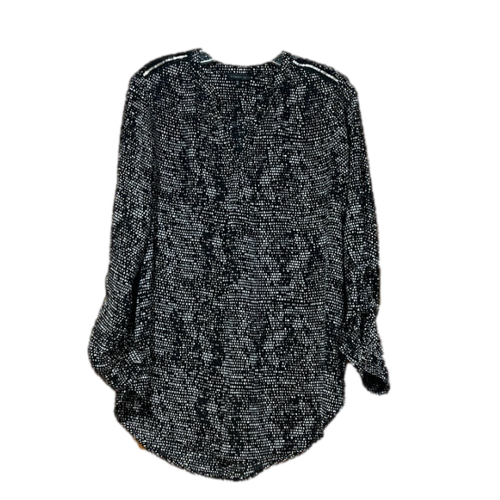 Dynamite Black and White Blouse Size Small